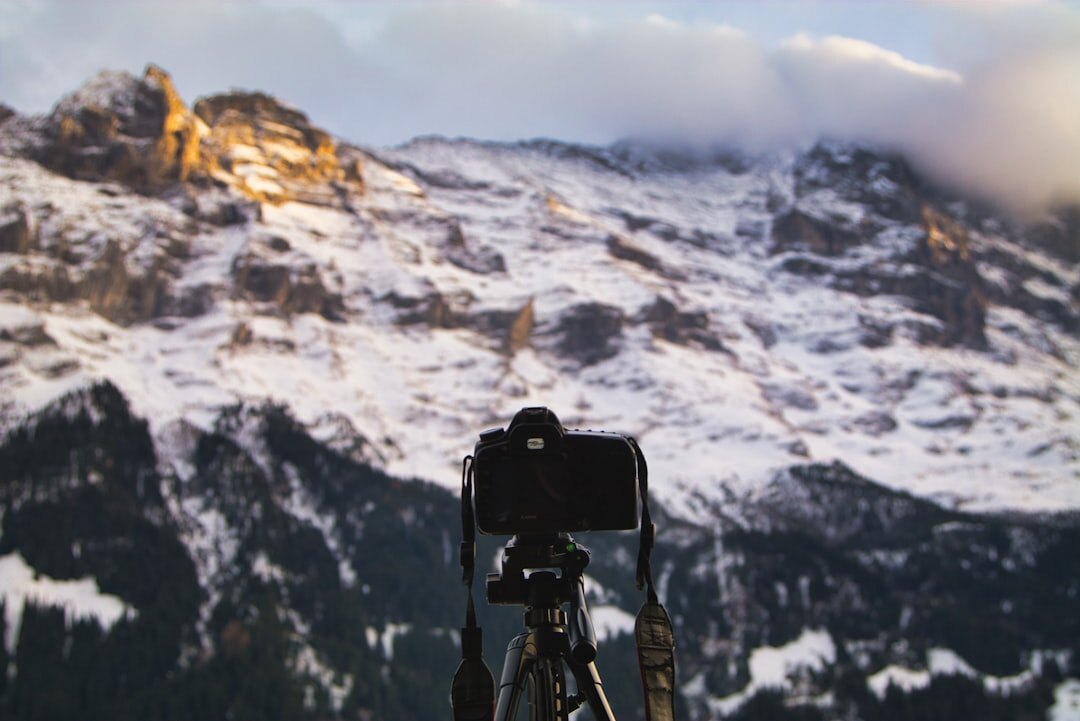 Photographers with cameras at a press event in Switzerland