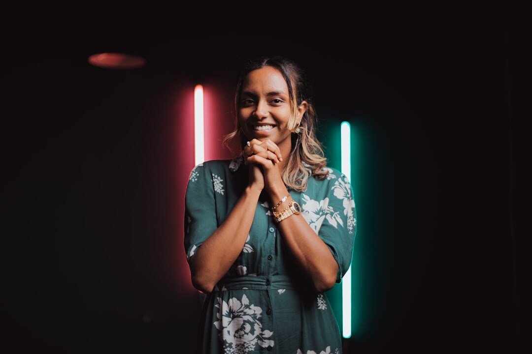 portrait of smiling woman