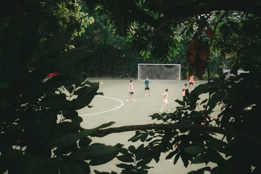 soccer team training
