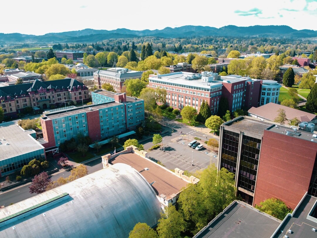 university campus buildings